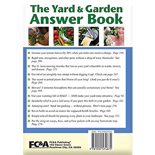 The Yard & Garden Answer Book used book depot