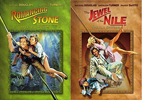 Michael Douglas / Kathleen Turner Combo: Romancing the Stone (Special Edition DVD) / Jewel of the Nile (Special Edition DVD) used book depot