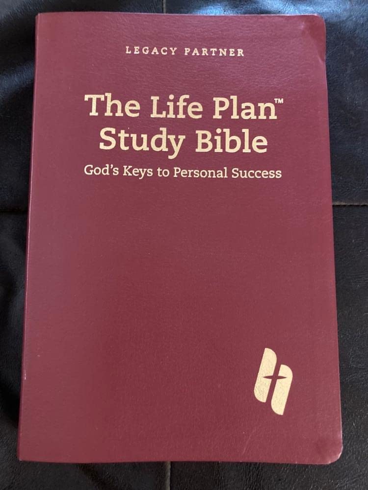 Legacy Partner The Life Plan Study Bible - God's Keys to Personal Success - NKJV - Hagee Ministries used book depot