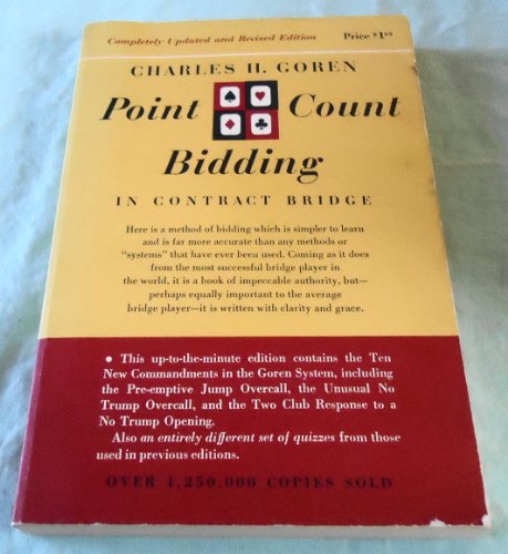 Charles H Gorens Point Count Bidding in Contract Bridge Goren, Charles Henry
