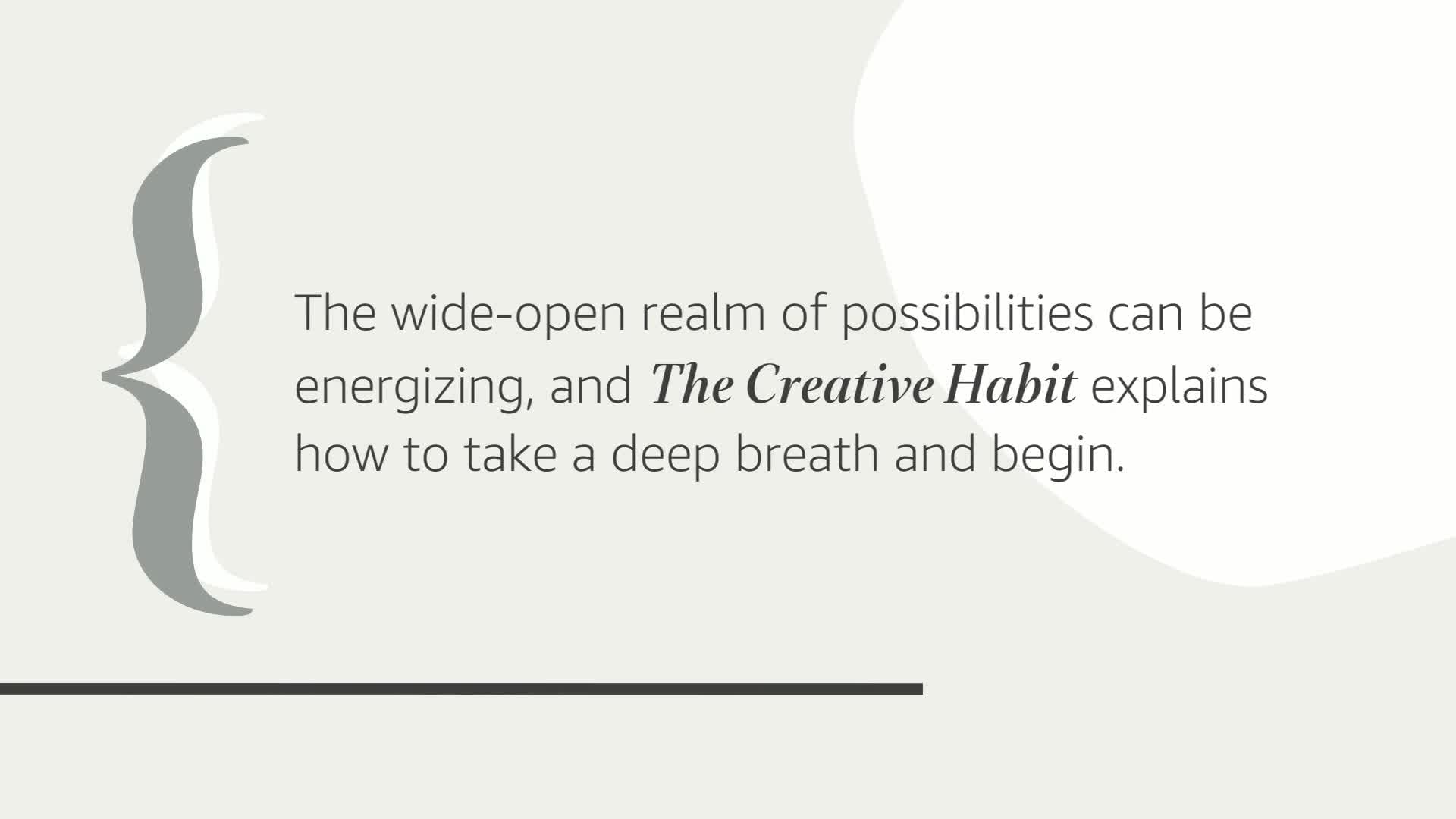 The Creative Habit: Learn It and Use It for Life (Learn In and Use It for Life) used book depot