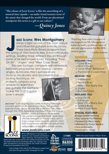 Jazz Icons: Wes Montgomery Live in '65 used book depot