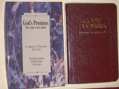 Gods Promises for Your Every Need [Hardcover] None Noted