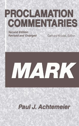 Mark [Paperback] Achtemeier, Paul J