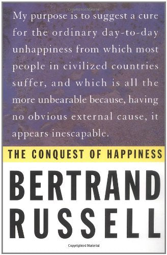 The Conquest of Happiness Russell, Bertrand