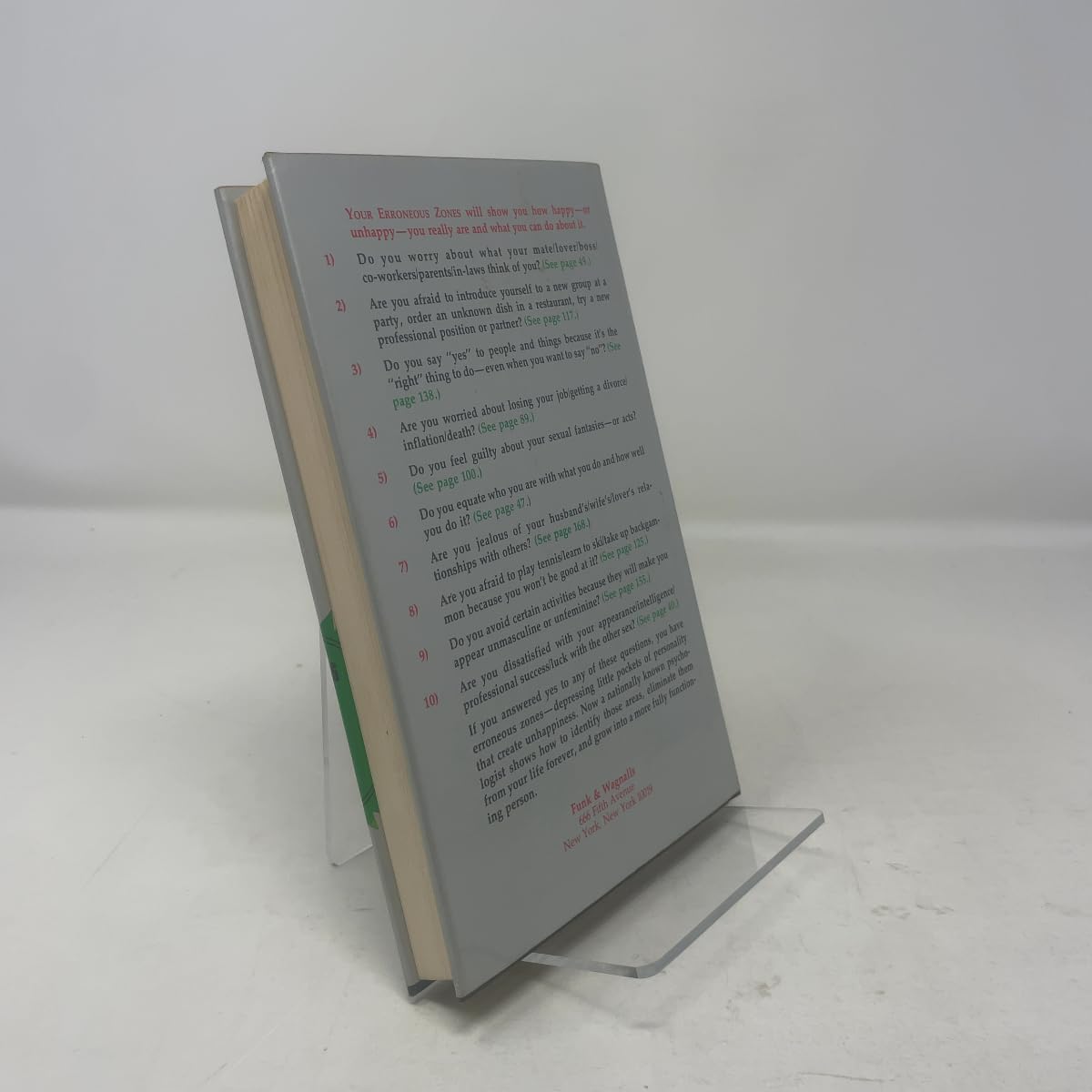 Your Erroneous Zones used book depot