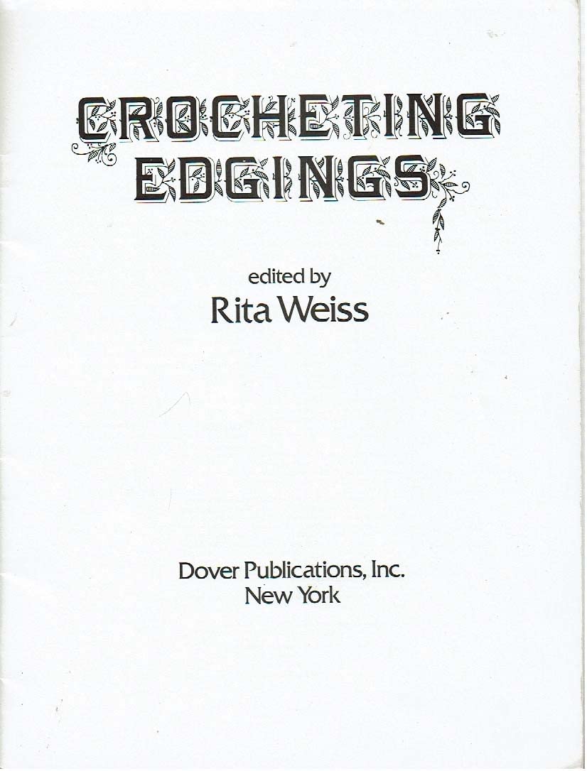 Crocheting Edgings used book depot