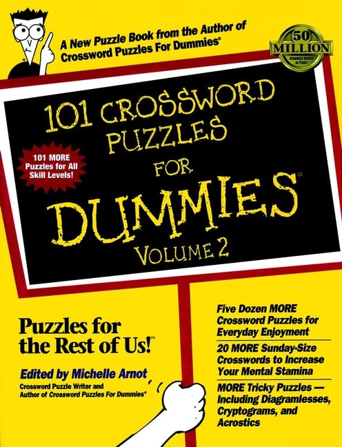 101 Crossword Puzzles For Dummies used book depot