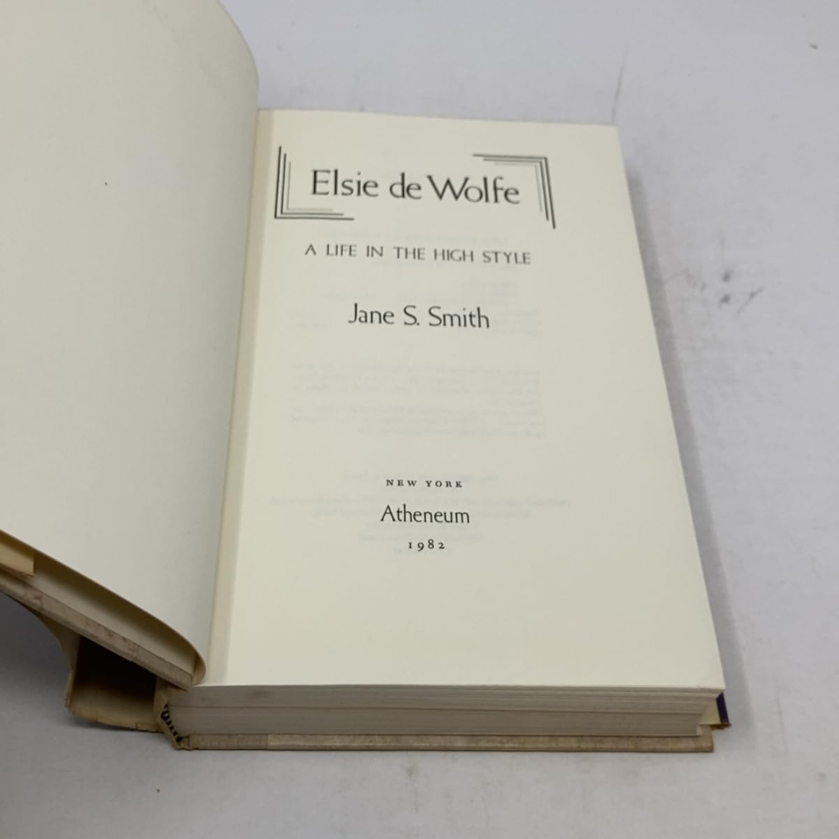 Elsie De Wolfe: A Life in the High Style (The Elegant Life and Remarkable Career of Elsie de Wolfe, Lady Mendl) used book depot