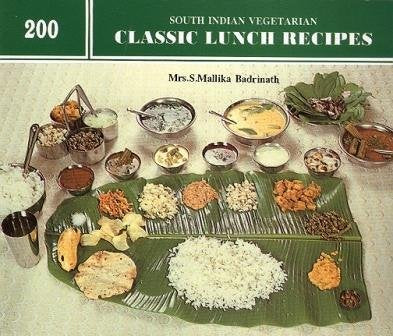 200 South Indian Vegetarian CLASSIC LUNCH RECIPES used book depot