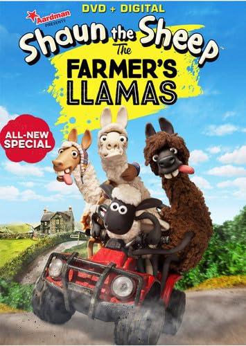 Shaun The Sheep: The Farmer's Llamas [DVD + Digital] used book depot