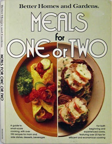 Better Homes and Gardens Meals for One or Two used book depot