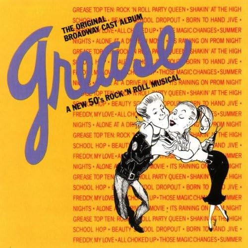 Grease: A New 50's Rock 'N Roll Musical - The Original Broadway Cast Album used book depot
