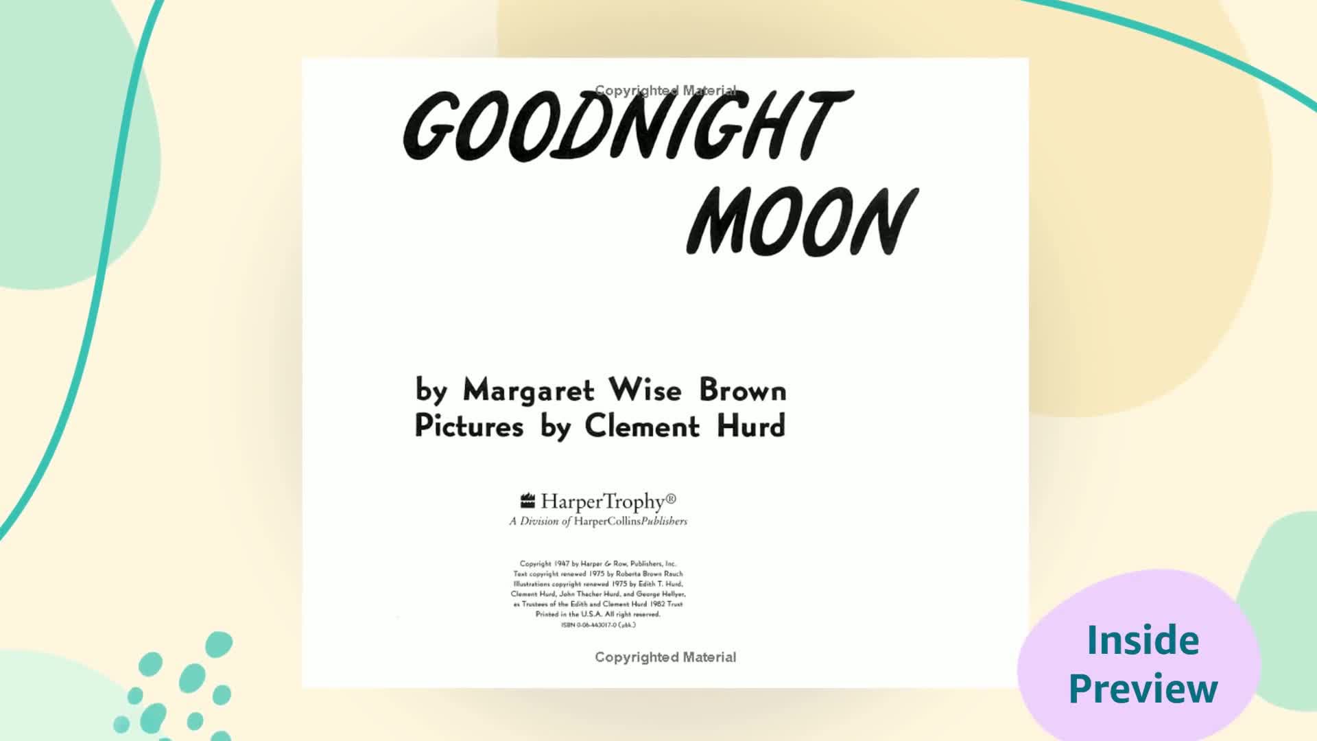 Goodnight Moon used book depot