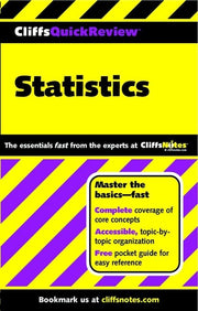 Cliffsquickreview Statistics used book depot
