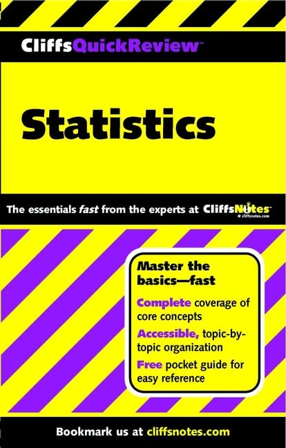Cliffsquickreview Statistics used book depot