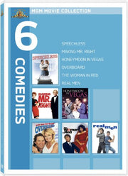 MGM Movie Collection - 6 Comedies (Speechless / Making Mr. Right / Honeymoon in Vegas / Overboard / The Woman in Red / Real Men) used book depot