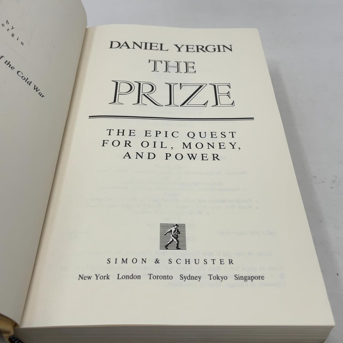 The Prize: The Epic Quest for Oil, Money and Power used book depot