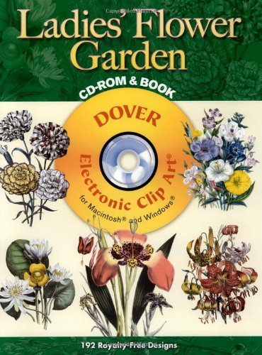 Ladies' Flower Garden CD-ROM and Book used book depot