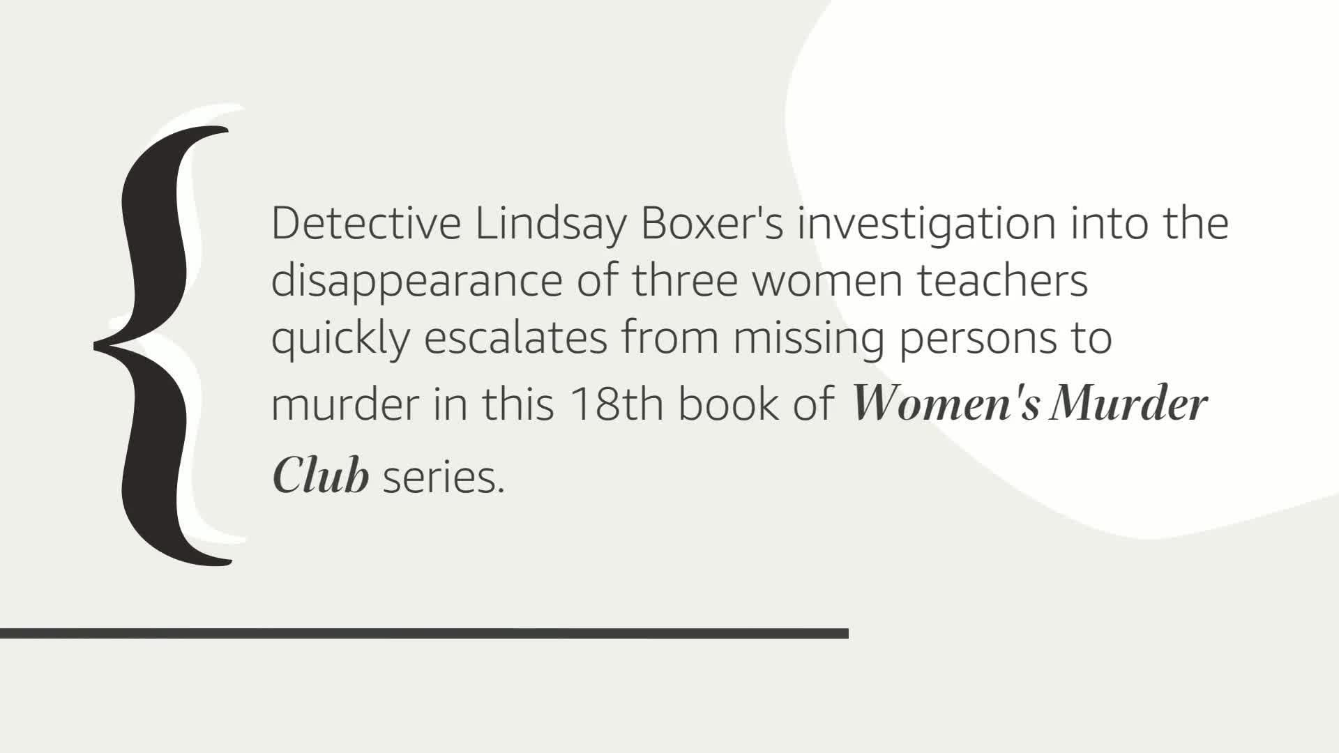 The 18th Abduction (A Women's Murder Club Thriller, 18) used book depot