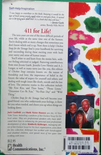 Chicken Soup for the Teenage Soul: 101 Stories of Life, Love and Learning (Chicken Soup for the Soul) used book depot