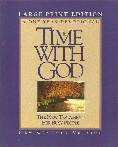 Time With God/Large Print used book depot