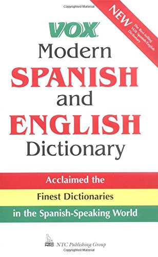 Vox Modern Spanish and English Dictionary used book depot