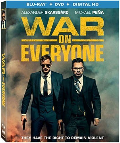 War On Everyone [Blu-ray + DVD + Digital HD] used book depot