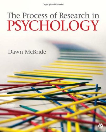 The Process of Research in Psychology used book depot
