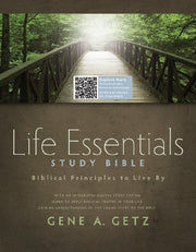 Life Essentials Study Bible, Hardcover Indexed: Biblical Principles to Live By used book depot