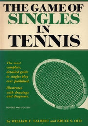 The game of singles in tennis used book depot