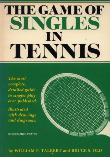 The game of singles in tennis used book depot
