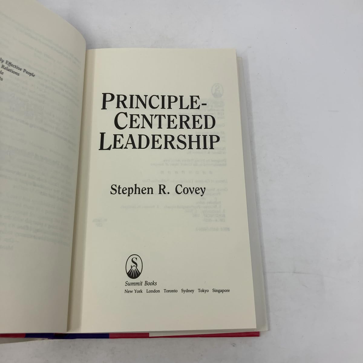 Principle Centered Leadership