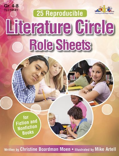 25 Reproducible Literature Circle Role Sheets for Fiction And Nonfiction Books used book depot