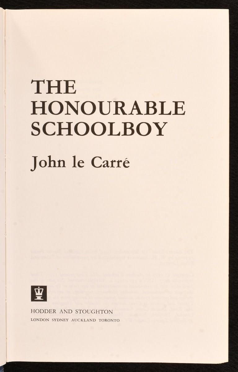 The Honourable Schoolboy used book depot