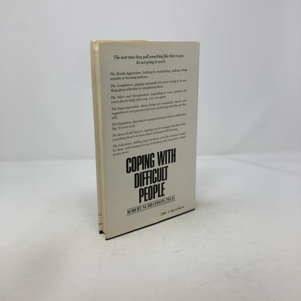 Coping with Difficult People used book depot