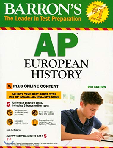 Barron's AP European History with Online Tests (Barron's Test Prep)