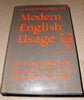 A Dictionary of Modern English Usage Second Edition [Hardcover] Fowler, H W