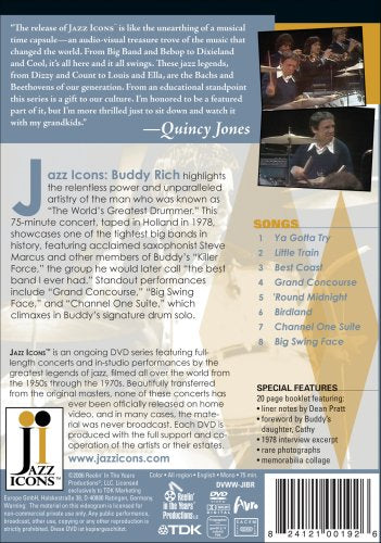 Jazz Icons: Buddy Rich Live in '78 used book depot