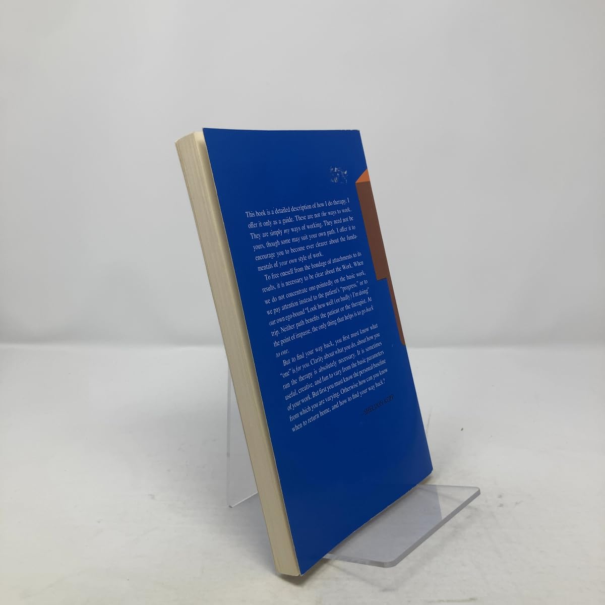 Back to One: Practical Guide for Psychotherapists used book depot