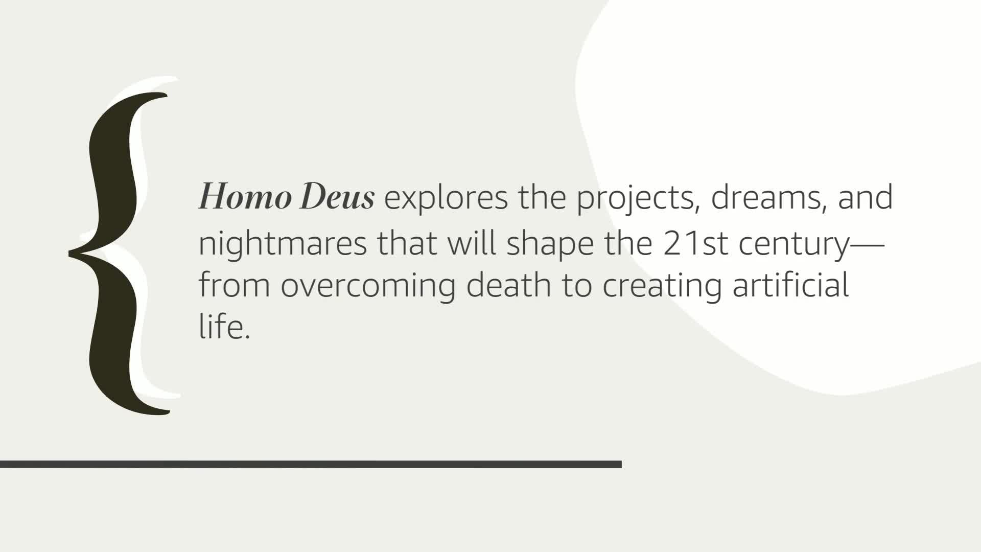 Homo Deus: A Brief History of Tomorrow used book depot