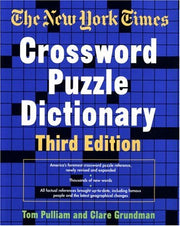 The New York Times Crossword Puzzle Dictionary, Third Edition (Puzzles & Games Reference Guides) used book depot
