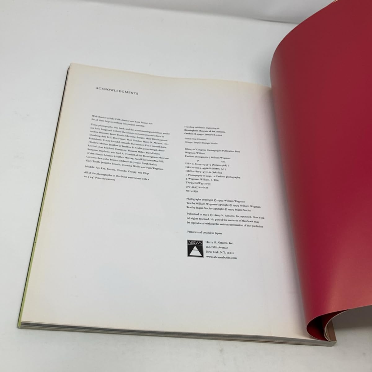 William Wegman : Fashion Photographs