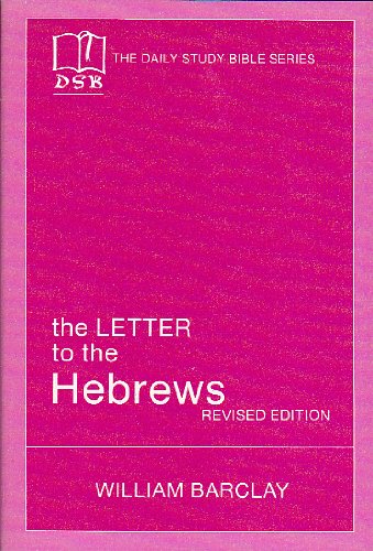 Letter to the Hebrews Revised Edition 1977 Pink and White DSB Edition used book depot