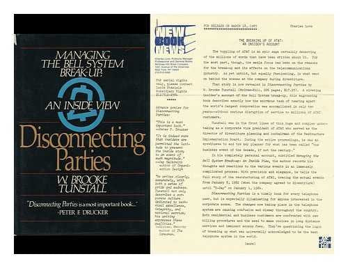 Disconnecting Parties: Managing the Bell System Break-Up, an Inside View used book depot