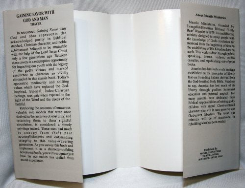 Gaining Favor with God and Man by William M. Thayer (1989) Hardcover used book depot