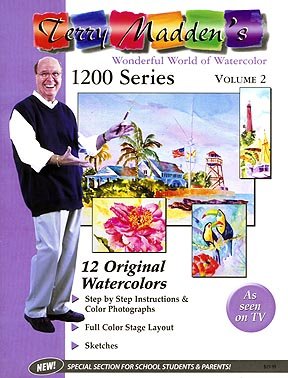 Terry Madden's Wonderful World of Watercolor: 1200 Series, Volume 2 used book depot