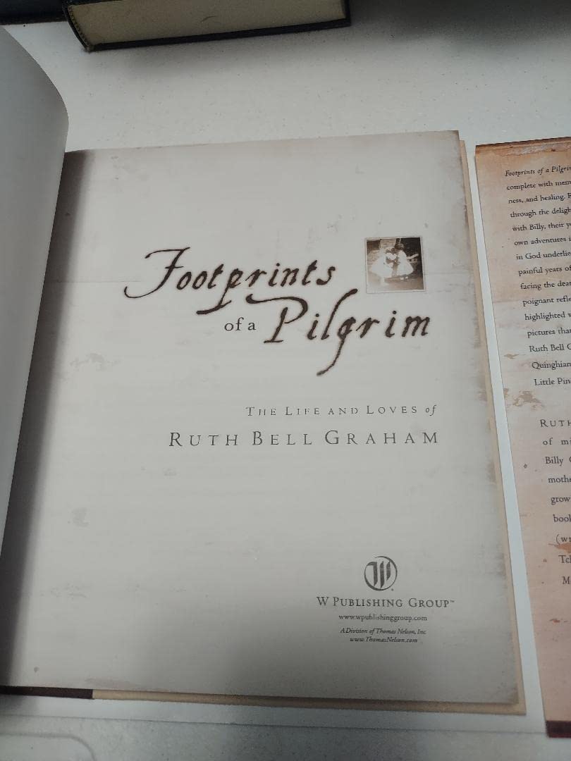 Footprints of a Pilgrim: The Life and Loves of Ruth Bell Graham used book depot