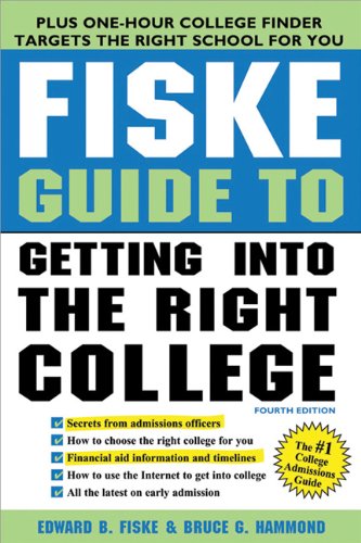 Fiske Guide to Getting into the Right College used book depot