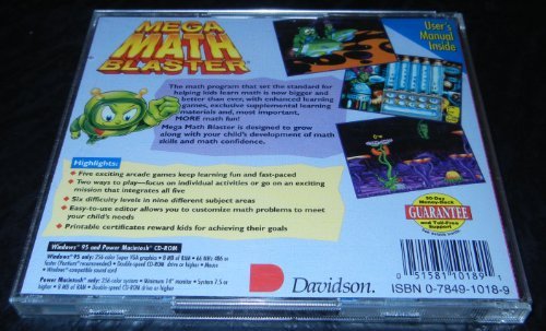 mega math blaster 2cd set used book depot
